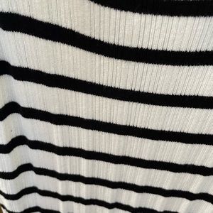 Striped maternity dress